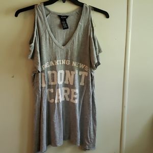 Justify Cold Shoulder T Shirt